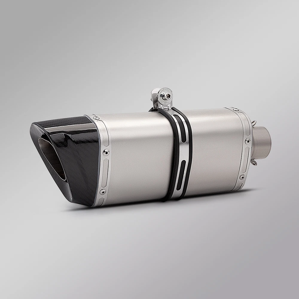 

Универсальная модифицированная выхлопная труба 51 мм M15, высокопроизводительная выхлопная труба, карбоновая головка MT07/MT09