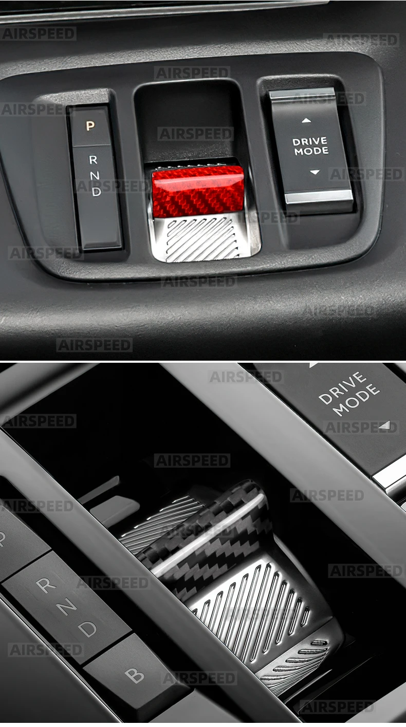 Echte Hartkohlefaser-Schaltknaufabdeckung für Peugeot 208 2008 3008 308 Citroen C3 C4 C5 Opel Corsa Astra Mokka 2021-2026 – Detail 7
