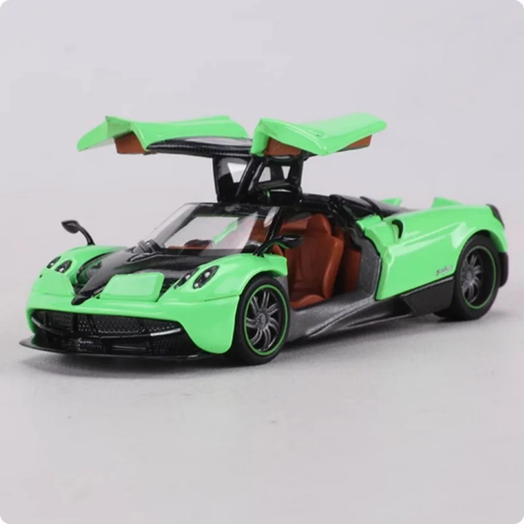 HKM 1:64 Green Huayra Coupe 2014 Racing Sports Model Diecast Metal Car