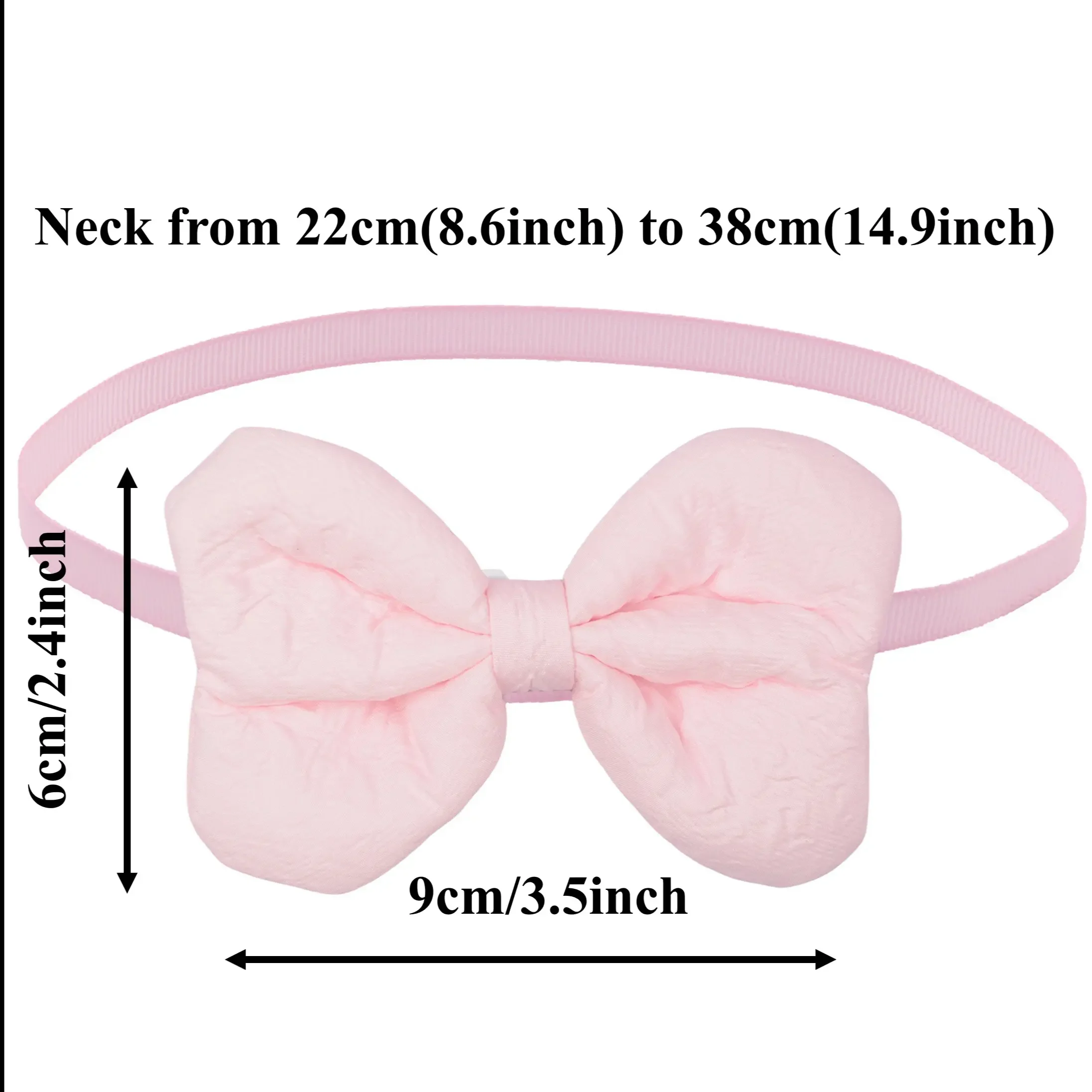 3PCS  Cute Quilted Pet Bow Tie Set, Versatile Dog Cat Accessory, Perfect for Parties & Photo Sessions, Comfortable Design for Daily Use