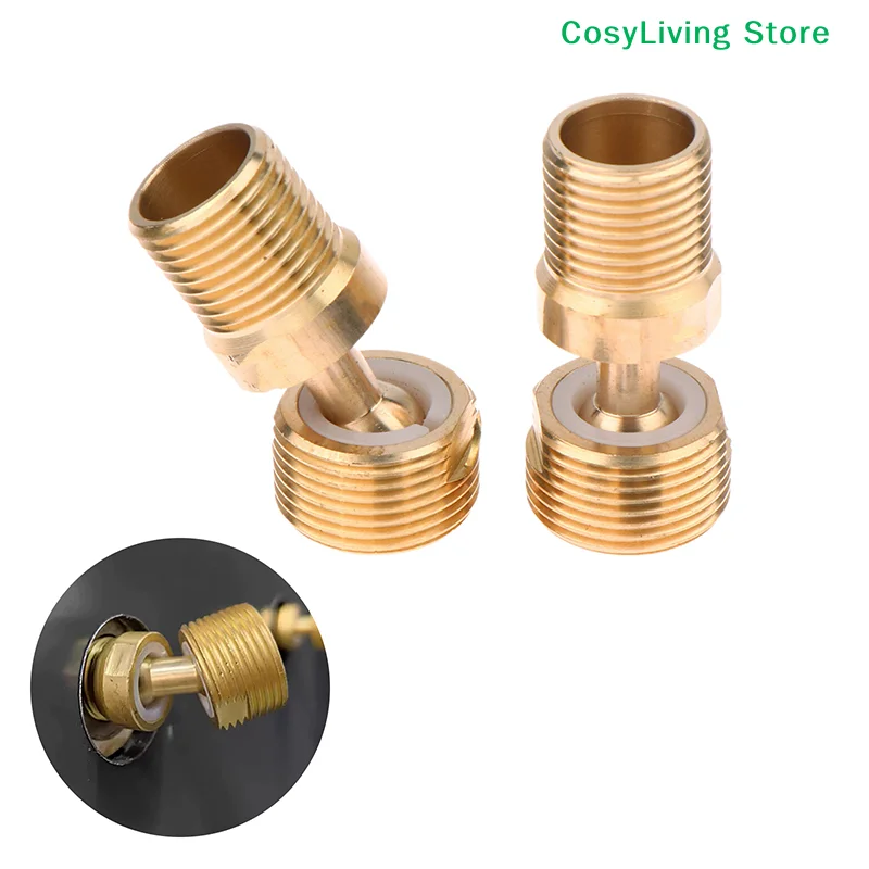 

1/2 шт. регулируемый 360-градусный гибкий медный угловой адаптерный клапан, строительные универсальные аксессуары