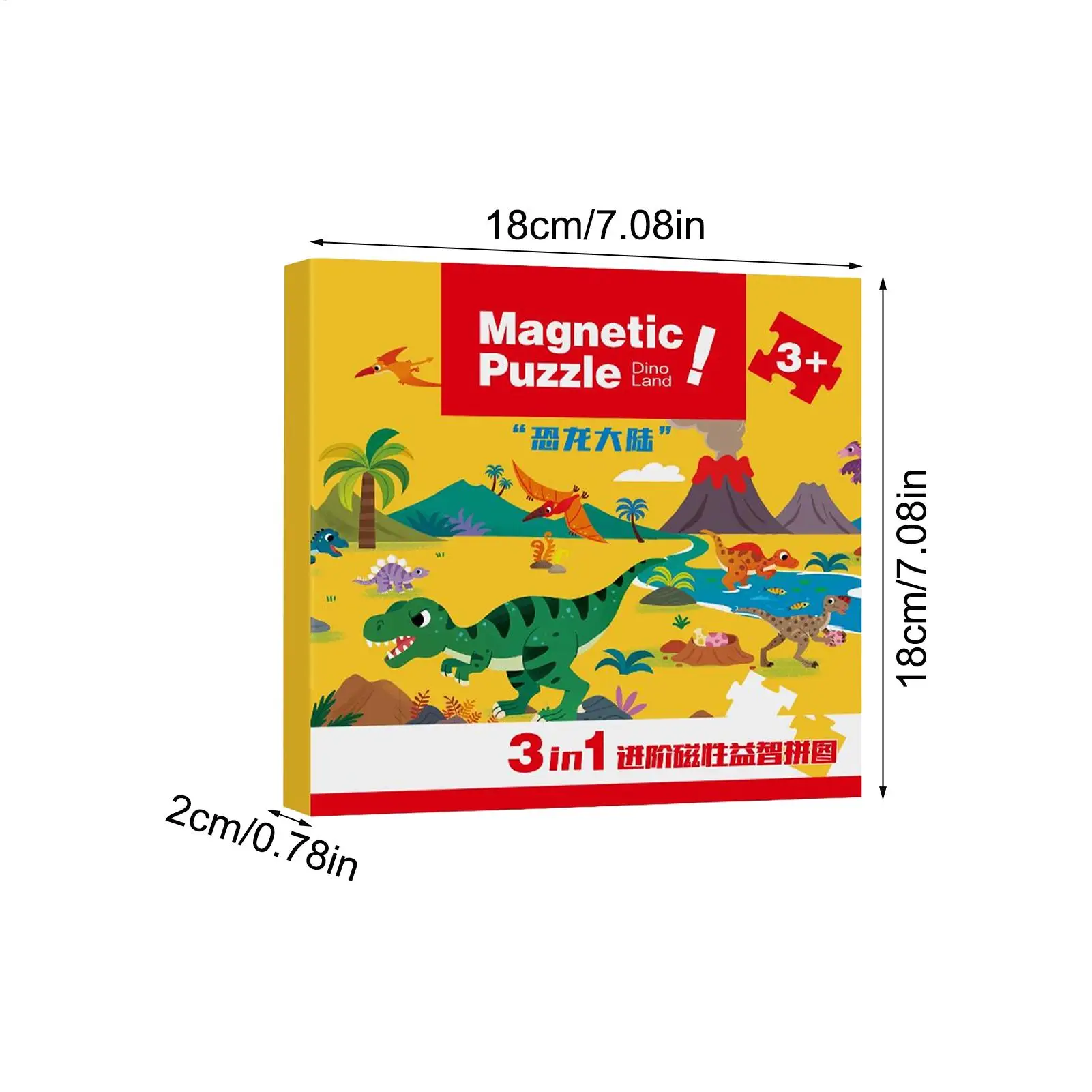 Magnetische puzzel Magneetpuzzel voor peuters Draagbare ouder-kind interactie Reisspeelgoed Road Trip-activiteiten voor 2-6 personen
