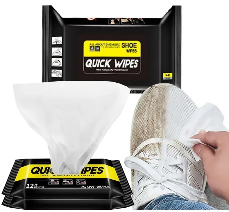 Quick Cleaning Wet Wipes White Shoes Sneaker Cleaning Wipes Shoe Cleaners Travel Portable Sneaker Disposable