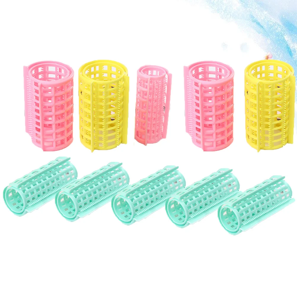 

36 шт., бигуди, пластиковые креативные самоблокирующиеся бигуди для женщин, челка «сделай сам», ретро волны, 6 больших, 10, средних, 8