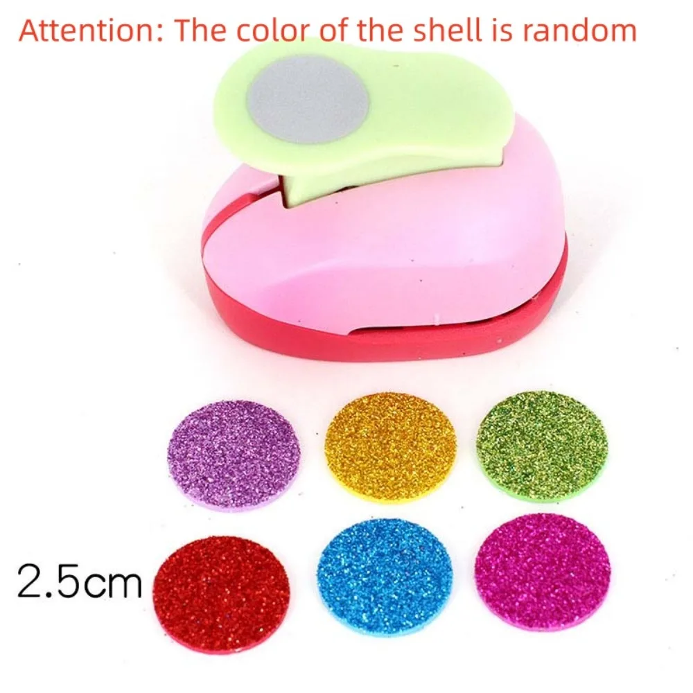 Random Color Flower Furador 7*6*4cm Labor Saving DIY Paper Cut Puncher Large Size Cutting Craft Paper Cutting Hole Punch Craft