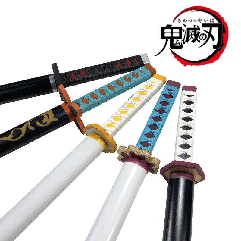 

Original Anime Demon Slayer Katana Cosplay Weapon Sword Zenitsu Kyoujurou Tanjirou Swords