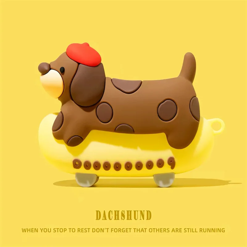 3D Chocolate Cookies Bread Cover for AirPods Pro 3 2026 Cartoon Cute Earphone Case for AirPods Pro 3 Cover Soft Cover