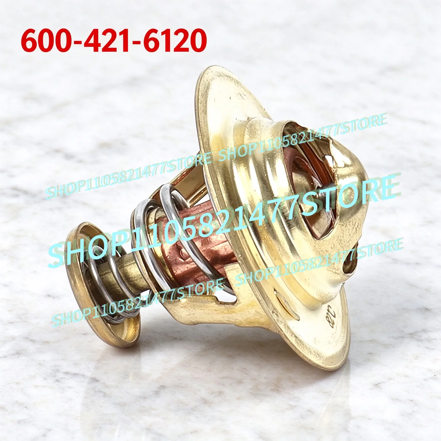Thermostat 600-421-6120 82℃ For PC Diesel Generator EGS45 EGS65 Excavator PC200 Engine 2D94 4D95L 4D95S 6D95L 6004216120