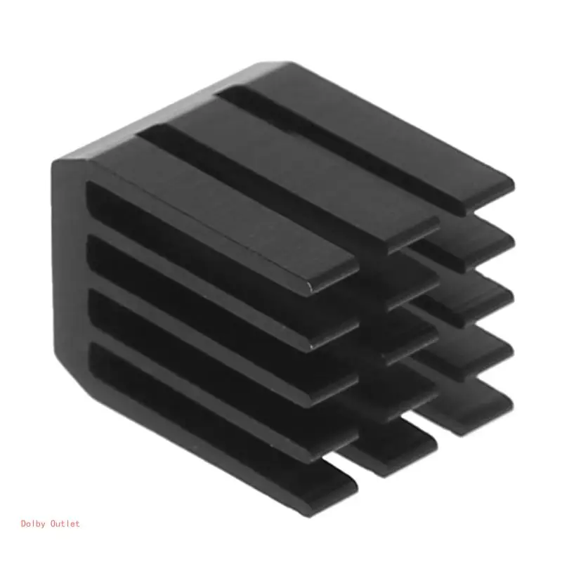 HEATSINK Aluminum Radiator Anodize Heat Sink Electronic Chips Cooling Thermal Pads Black / White 5Pcs/Pack