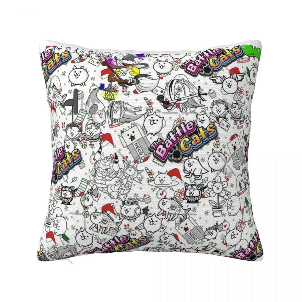 Battle Cats Headboards Cover For Pillow Room Decorating Items Pillow Case Pillow Cover