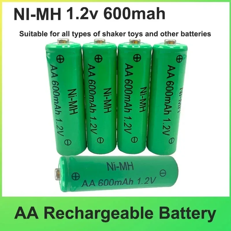 Brand New AA Battery 600 MAh Rechargeable Battery NI-MH 1.2 V AA Battery for Clocks, Mice, Computers, Toys and More