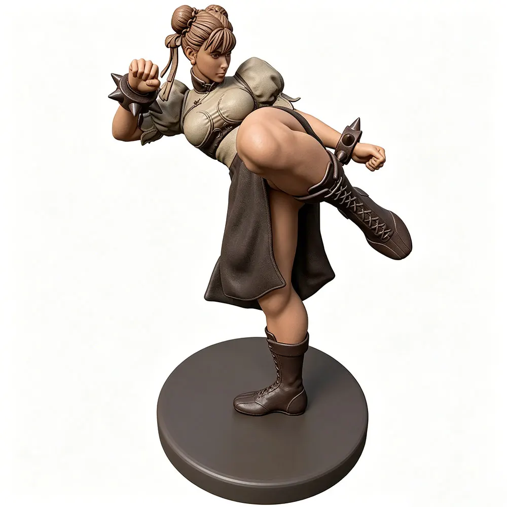 

1/24=75mm-1/10=175mm Anime Character Statue GK Miniature 3D Printed Gray Model Figurine DIY Doll Model Unassembled And Unpainted