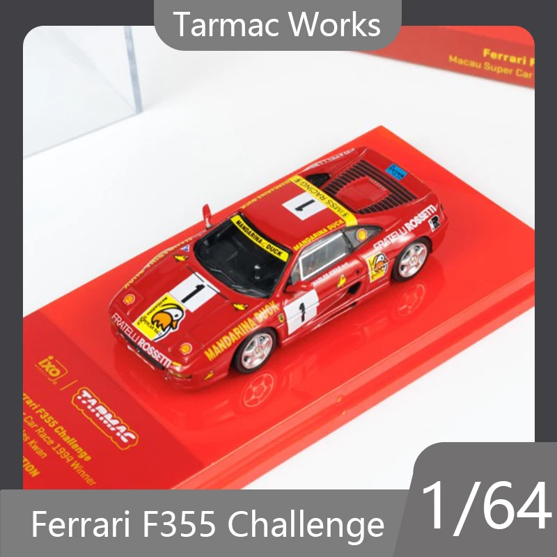 

Масштабная модель автомобиля TW 1:64 F355 Challenge 2024, выставочная серия Foshan, литая под давлением, из сплава, коллекционная, настольное украшение, игрушка для мальчиков
