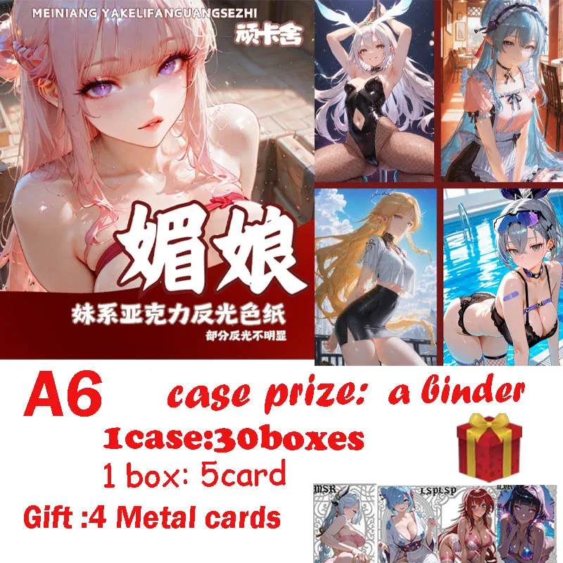 

2025 Newest Matchmaker:MeiNiang A6 Size Waifu Boards Goddess Story Collection Swimsuit Bikini Booster Box Habbies Gift