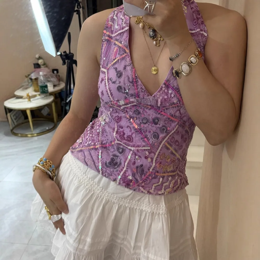 

Summer Tshirt Tanks Camis Sleeveless Harajuku Y2k Tops Shirts for Women Clothing Fashion Clothes Sexy Streetwear Hotsweet Tees