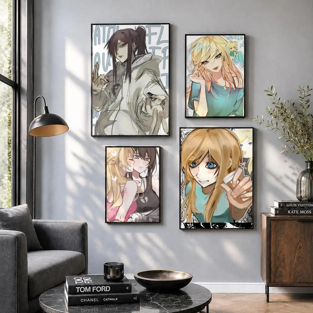 Game C-Class of 09 Poster  Big Self-adhesive Art Waterproof Sticker Coffee House Dorm Room Wall Decor