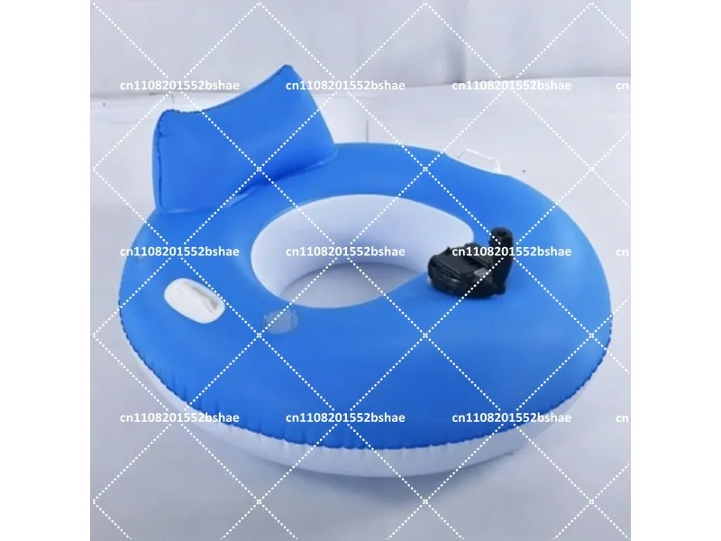 Inflatable Single Pontoon Chair with Electric Propeller for Water Driving Floating Fun