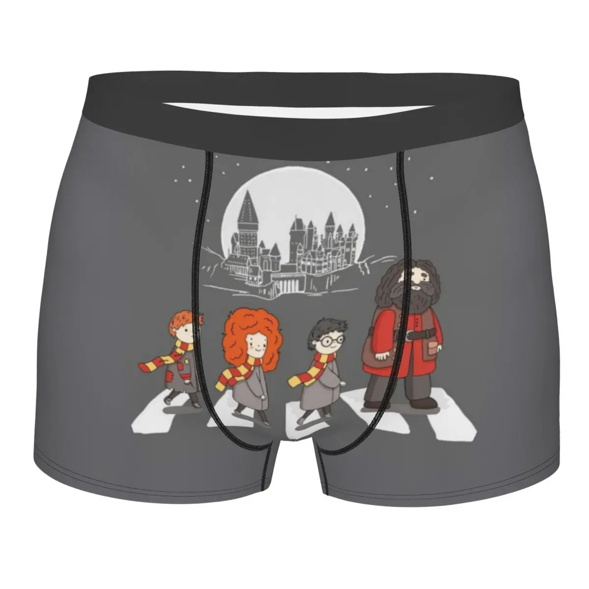 

Мужское крутое нижнее белье в стиле аниме H-Harries, волшебный фильм Трусы-боксеры Эластичные шорты Трусики Трусы