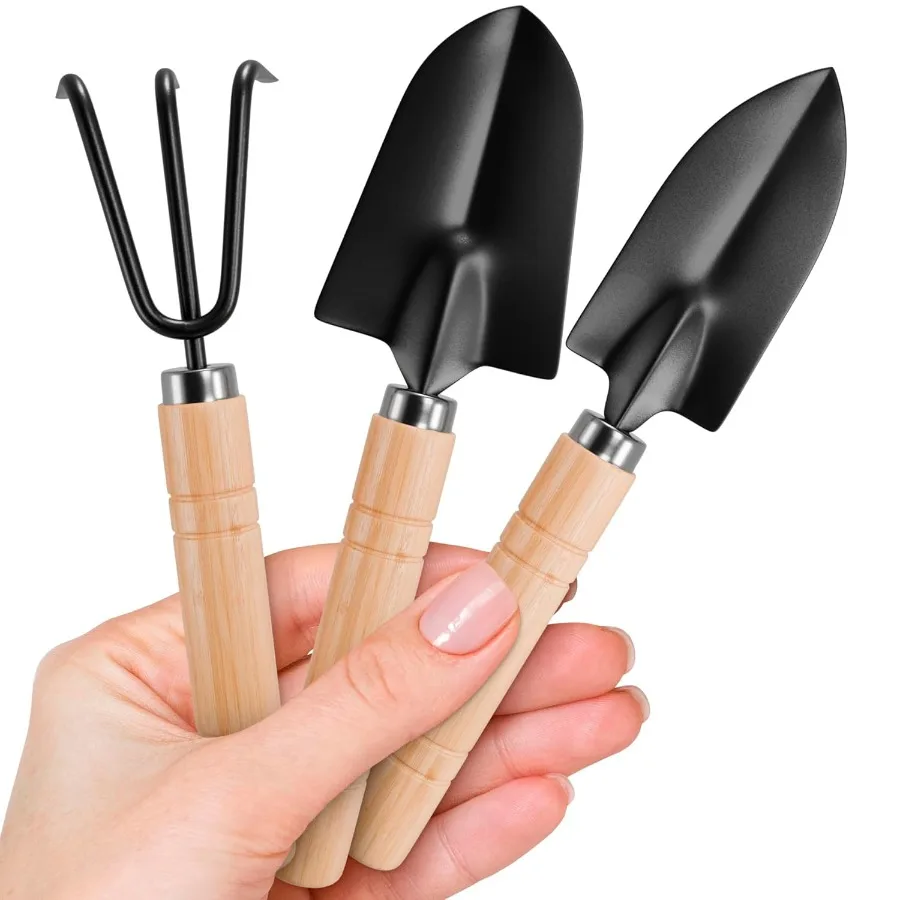 

Hand Shovel for Gardening Trowel Garden Tool 3Pcs Planting Tools Small Garden Rake Ergonomic Hand Tools Set Edging Shovel Indoo