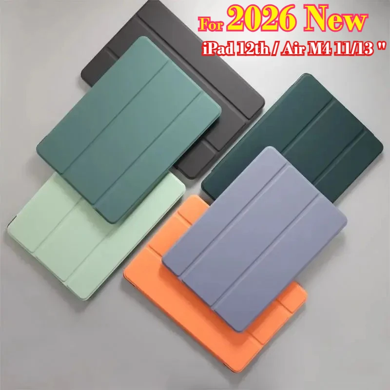 

2026 New Tablet Case for IPad A19 A16 12 11 th Pro M5 mini Air 8 13 11 M3 M4 M2 12.9 " 10 9 7 6 5 4 3 th Funda PU Leather Cover
