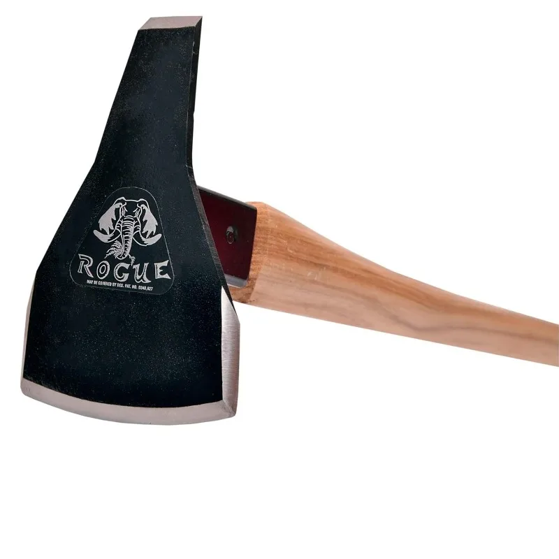 

Rogue Hoe 6 Inch Steel Triangle A Blade Fire Trail Hoe with Hickory Wood Handle