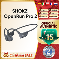Original SHOKZ OpenRun Pro 2 S820 Sports Headphones Bone Conduction Wireless Bluetooth 5.3 Headsets IP55 Waterproof 12h Playback