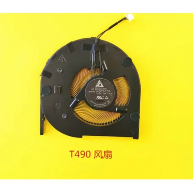 Laptop CPU Cooling Fan Cooler Radaitor for Lenovo Thinkpad T490 ND75C33-18F16 01YU188 DC 5V 0.5A 5PIN 6WIRE