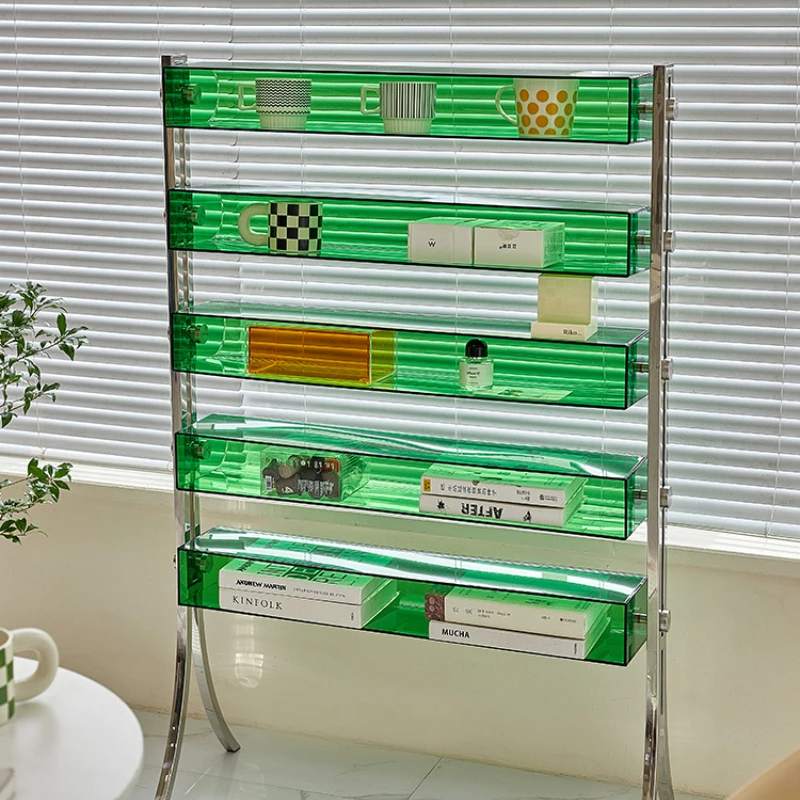 Shelf creative storage bookshelf Internet celebrity simple floor display shelf blind box display shelf