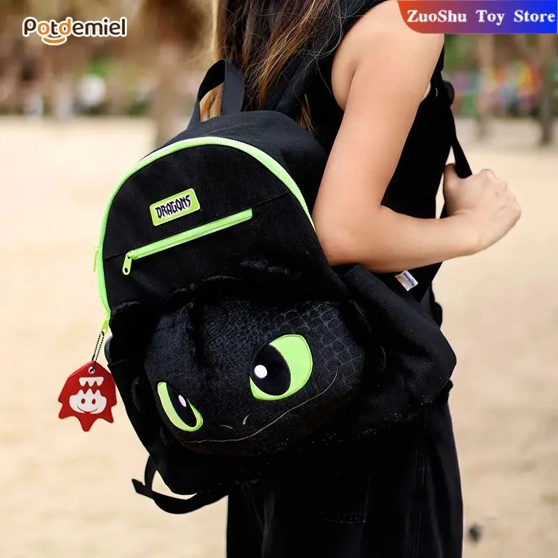 

2025 New How To Train Your Dragon Toothless Backpack Large-Capacity Toothless School Bag Multifunctional Fashion Bags Gifts