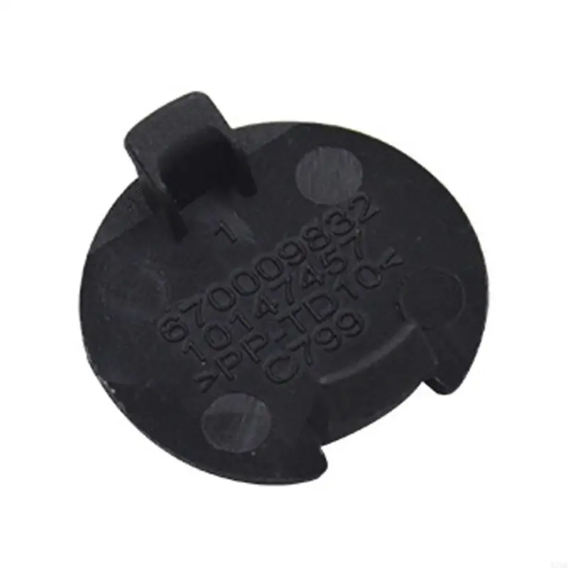 M76E 670009832 Abdeckkappe für Abschlepphakenöffnung, schwarzes vorderes Verkleidungsstück für Wartungszwecke – Detail 2