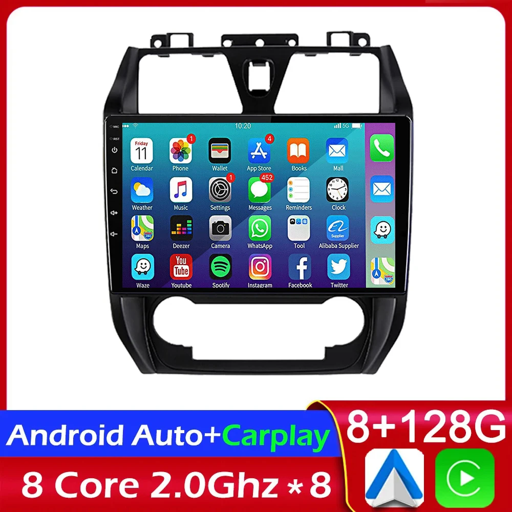 Wireless CarPlay Android 14.0 Auto Car Radio Multimedia GPS 2din autoradio Stereo For Geely Emgrand EC7 2009-2013 2014 2015 2016