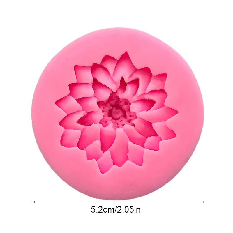 

3D Beautiful Lotus Flowers Silicone Mold DIY Wedding Party Baking Fondant Soap Resin Clay Mould Cake Decorating Tools