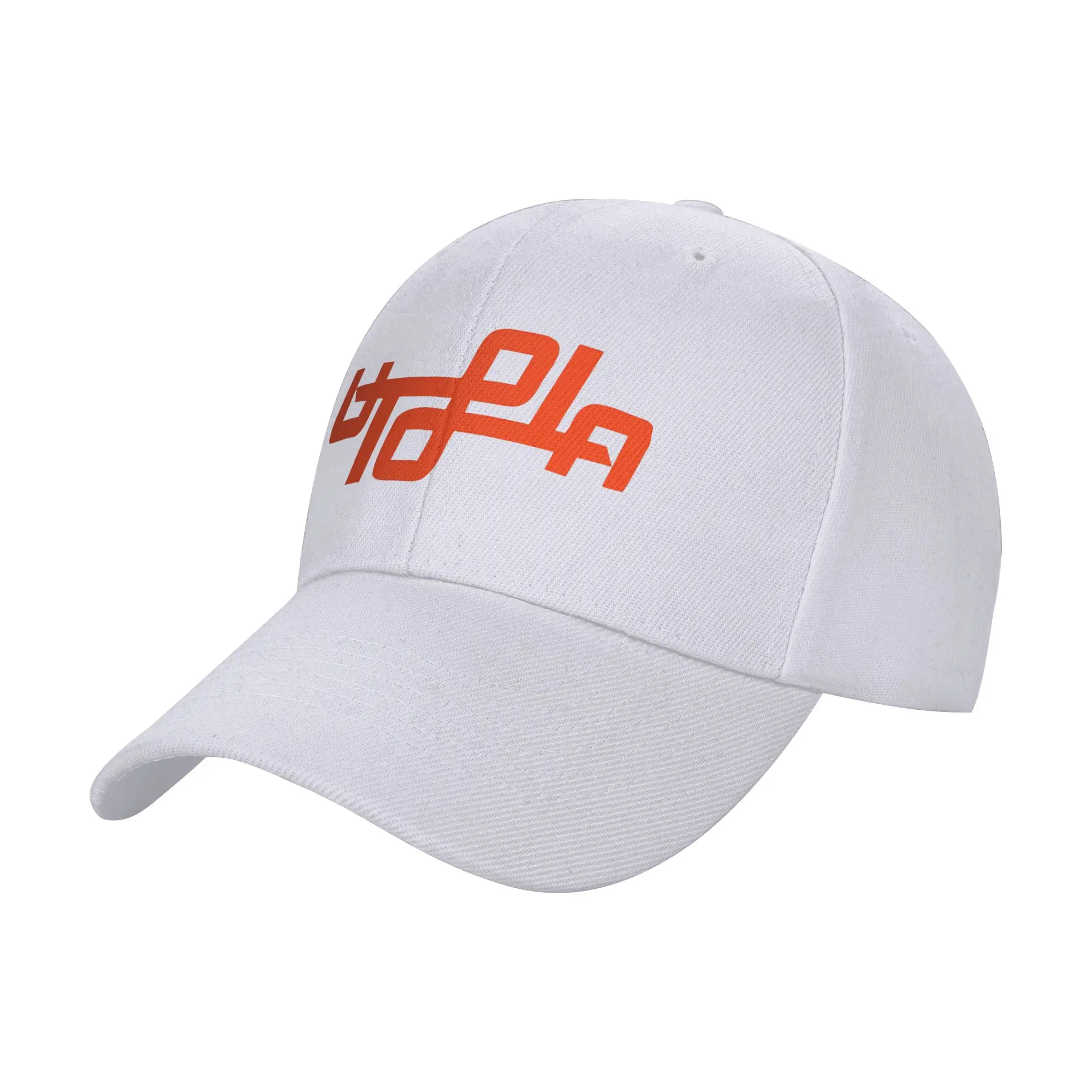 Fashion Casual Utopia La Flame Curved Brim Baseball Cap Collegiate Style Cap Women's