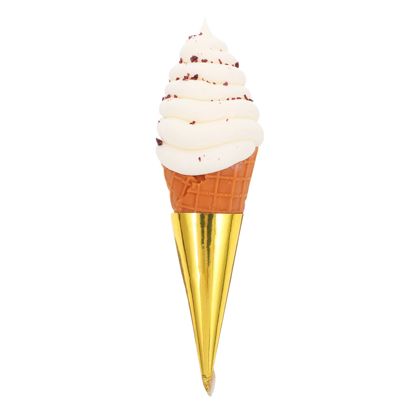 

Ice Cream Cone Props Fake Dessert Model Artificial Display Cones Modeling Figurine