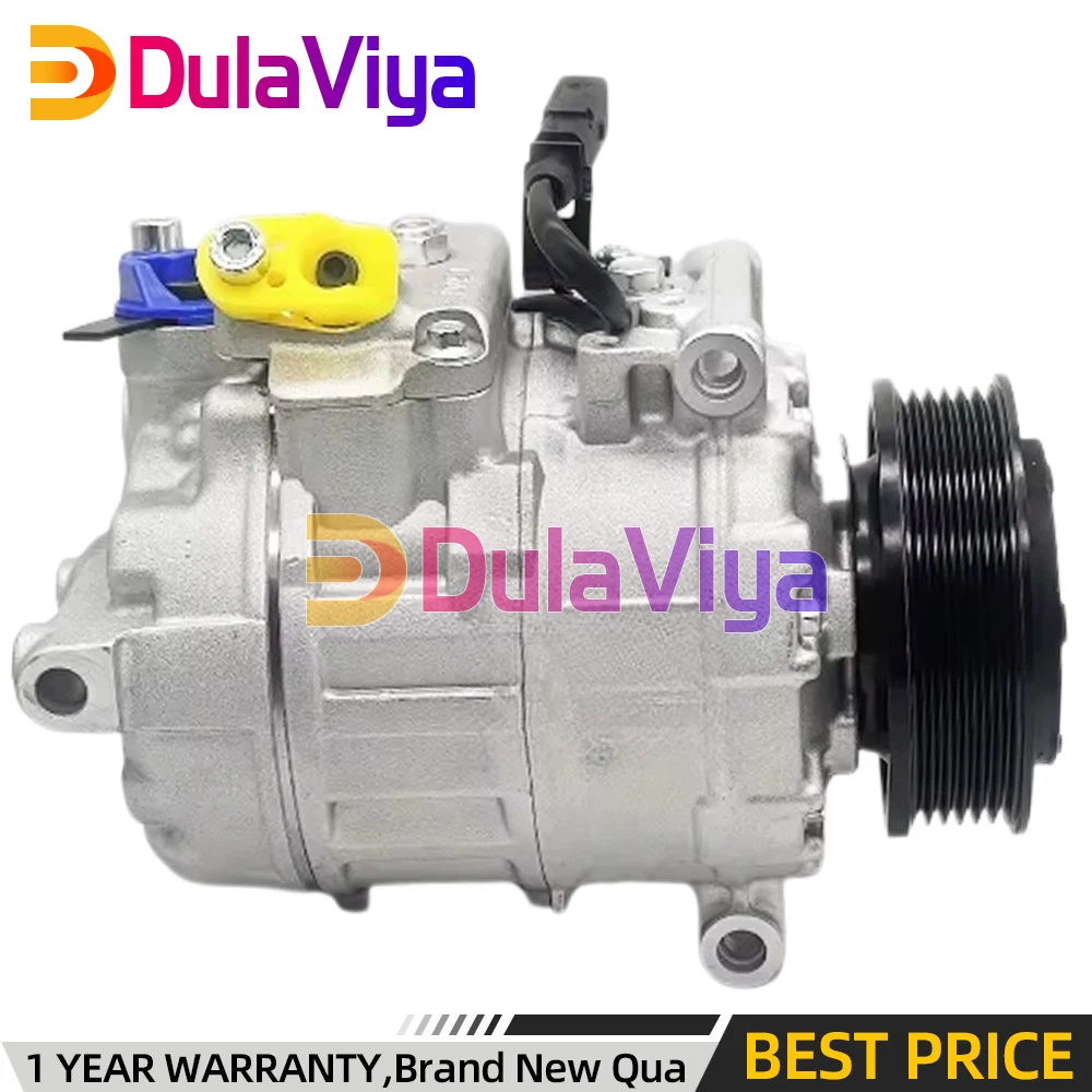 

AC Compressor with Clutch For Audi A4 A6 Volkswagen Jetta Tiguan Golf Eos Beetle 7L6820803F 7L6820803J 7L6820803K 7L6820803M