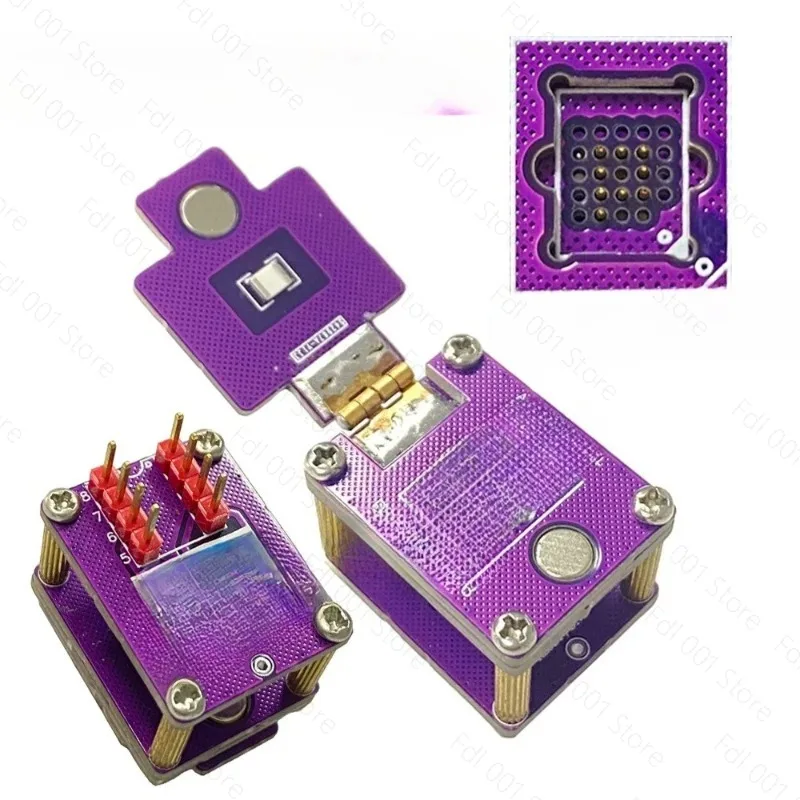 Chip Burn Test, Automotive Adapter 5X5 Ball Flip Probe IC Block