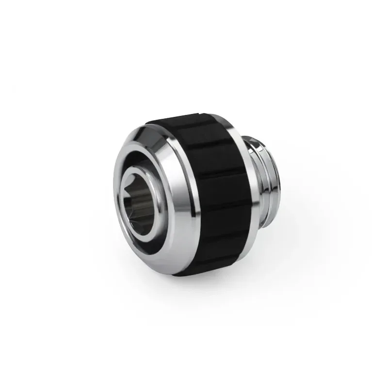 Nieuwe Aankomst Alphacool Apex Grip SoftTube Fitting 13/10mm G1/4 Chroom/Zwart, Aangepaste Waterkoelsysteem Slangkoppelingen