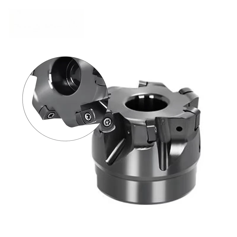 

TEMBL06 Fast Forward Face Milling Cutter Head - Uses BLMP06 Four-Edge Double-Sided CNC Milling Cutter Blades (Pack of 10)