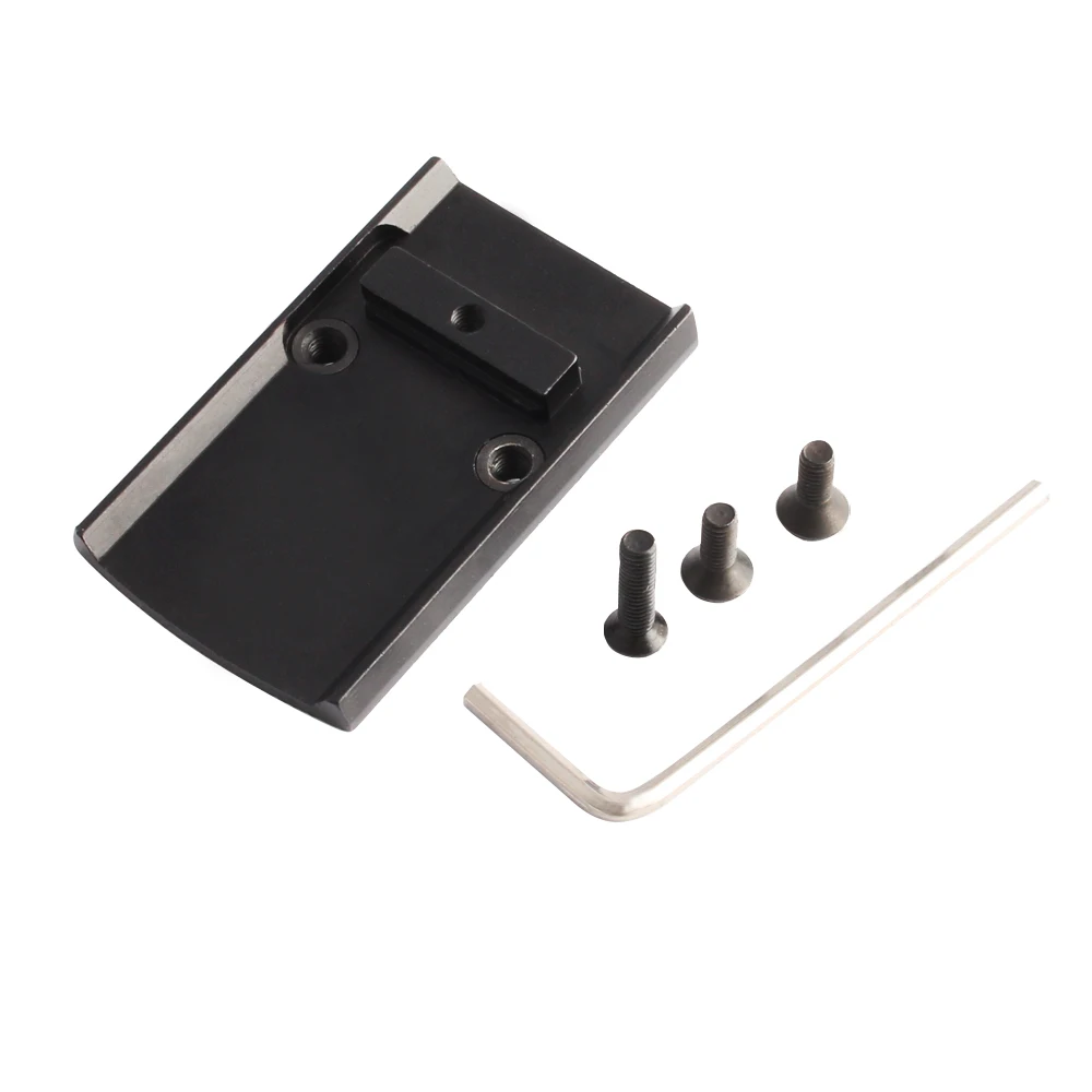 Glock Plate Base Mount Fits RMR VISM Red Dot Sight for Real fire Caliber Rear Sight