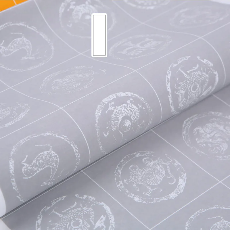 Pastel Wadang Grid Xuan Paper Brush Pen Calligraphy Creation Thicken Half-Ripe Rice Paper Chinese Calligraphy Competition Papier