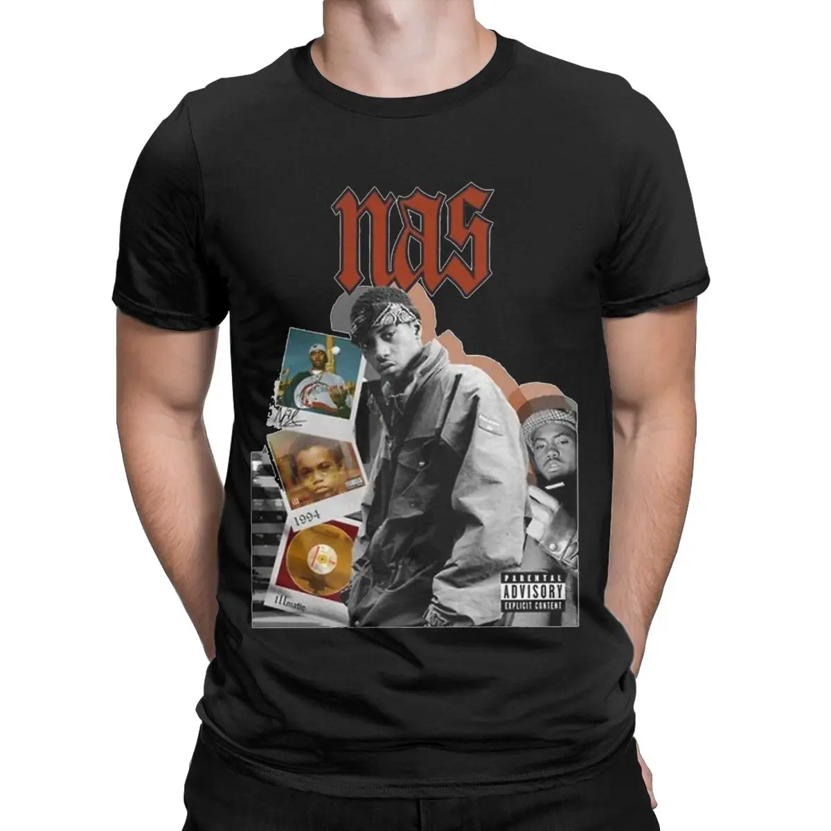 Summer Men Women Illmatic Nas Rapper T Shirt Apparel Hip Hop Cotton Tops T-shirt Vintage Tee Shirt