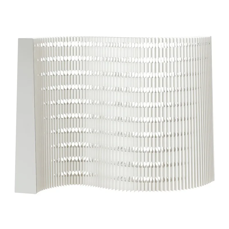 High partition wall folding push-pull moving light hole organ paper wall commercial exhibition partition