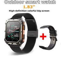 Smart Watch Men Bluetooth Call Outdoor Sports 1.83inch Large Screen Voice Assistant Fitness Smartwatch For ZTE nubia Red Magic 6