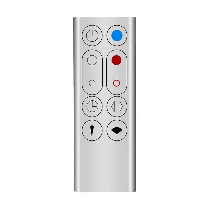 Replacement Remote Control Suitable for Dyson AM09 HP00 HP01 Air Purifier Leafless Fan Remote Control Silver-LITE