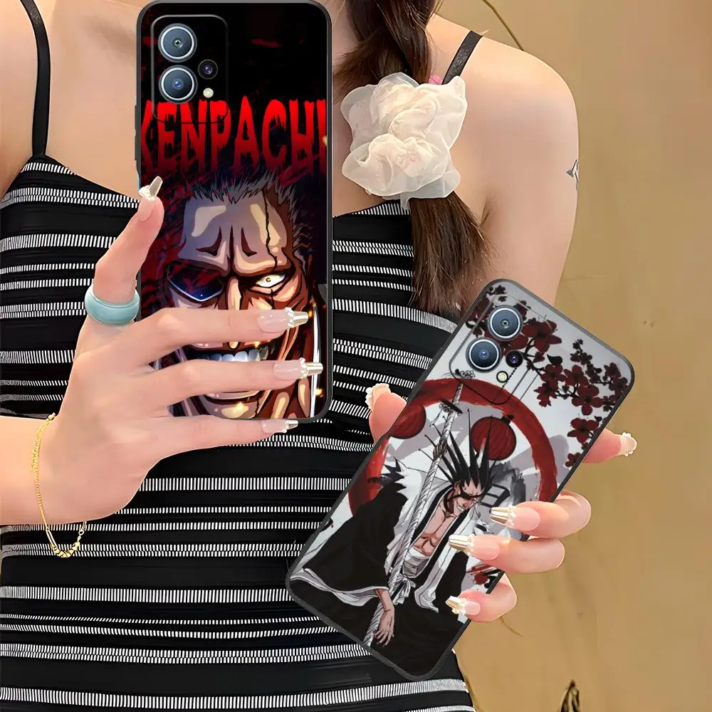 

Bleach Kenpachi Zaraki Phone Case for Huawei P60 P50 P40 P30 P20 P10 P9 P8 Pro Lite Plus Black Smartphone Luxury Cellphones