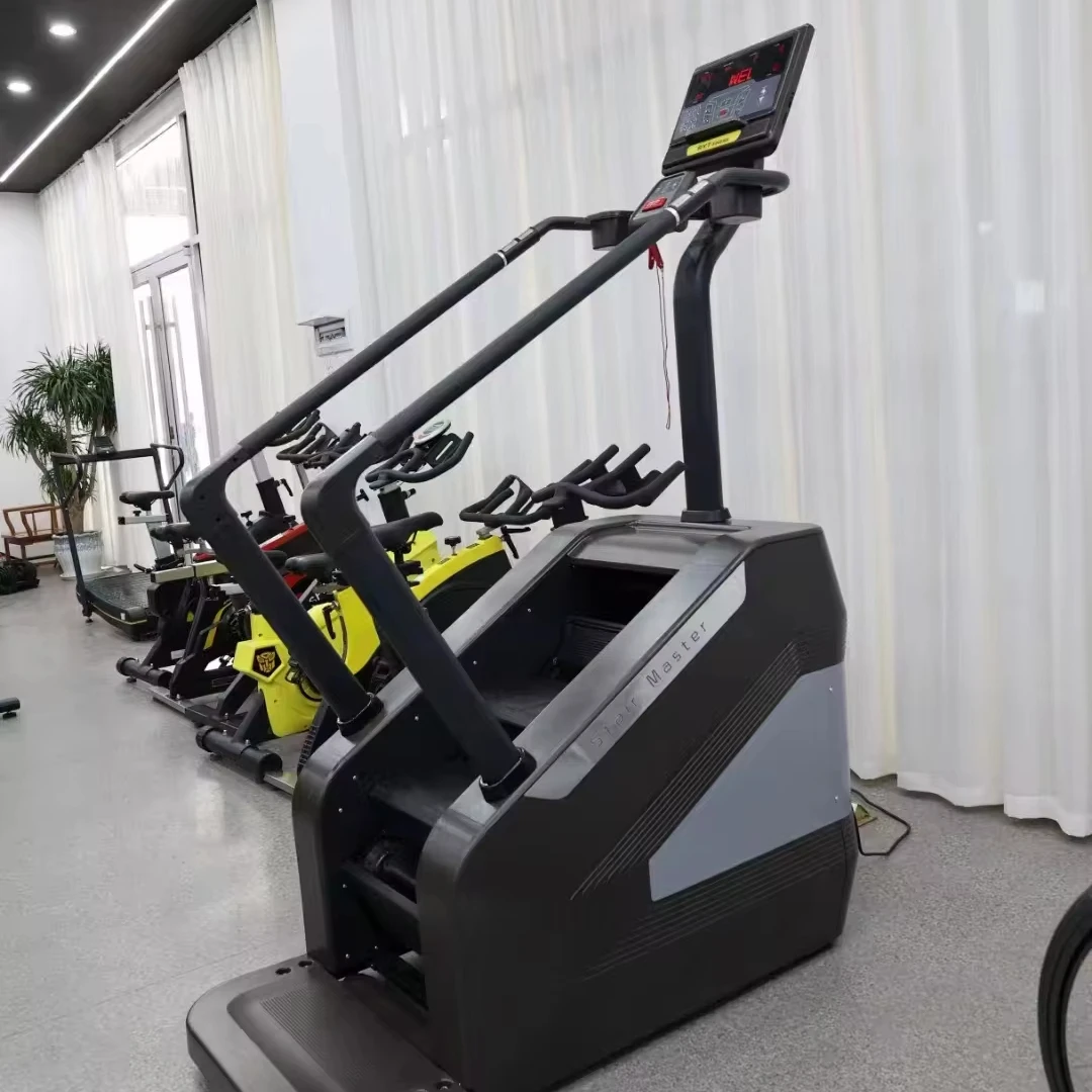 

Professional Equipment Cardio Gym Fitness Stair Climbing Machine High End Semi-stair Master