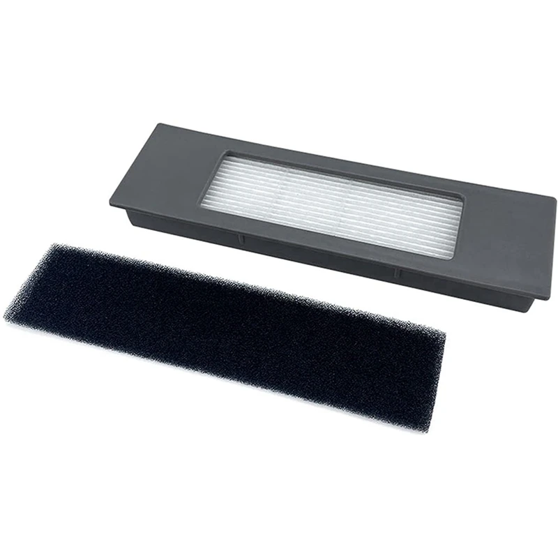 2X piezas de repuesto para Ecovacs Deebot OZMO 920/950/T5/T8/T8 AIVI/ N8 Pro + Aspiradora Robótica cepillos de filtro Hepa