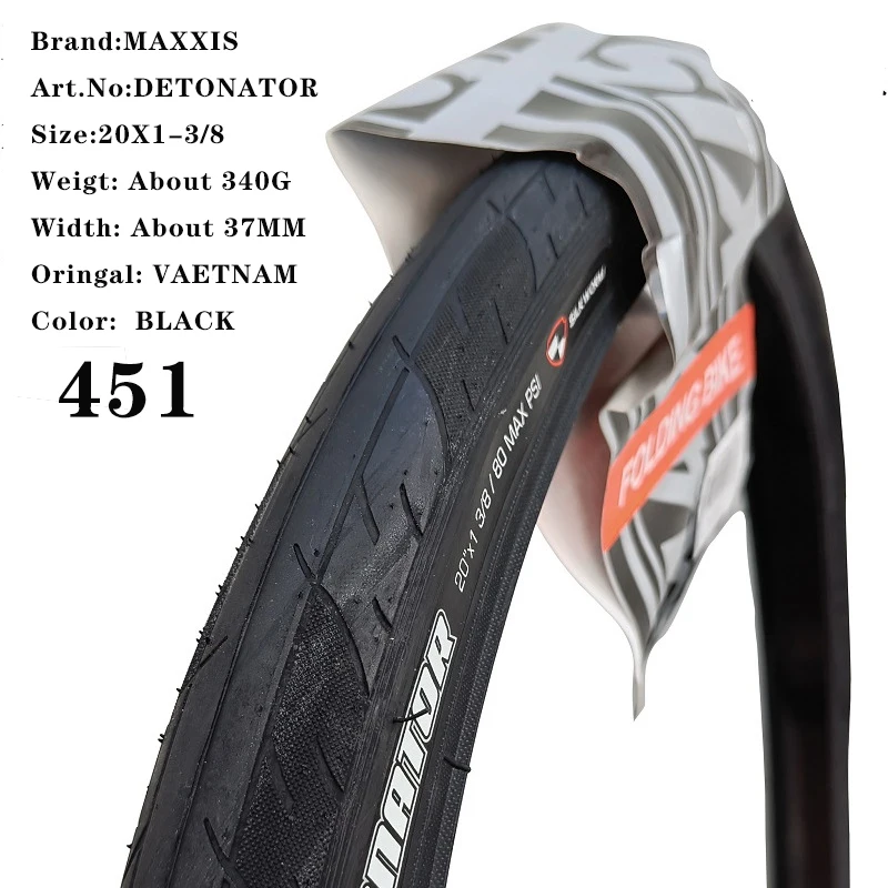 MAXXIS DETONATOR GRIFTER TORCH  WIRE   BICYCLE TIRE OF BMX 451 406  20 INCH Bicycle Tire