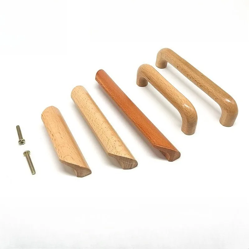 Küchenschrankgriff Schublade Massivholz Möbel Holztür Schubladenknöpfe Schrankgriffe für Möbel
