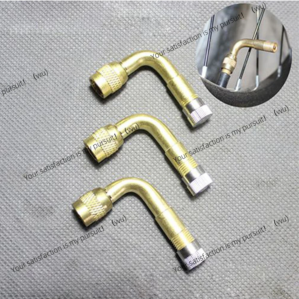 

1/2pcs 45/90/135 Degree Angle Brass Air Tyre Valve Stem with Extension Adapter High Quality for Car Truck Motorcycle